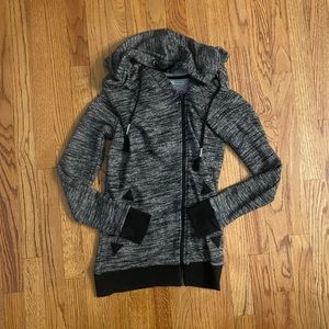 Crossbody Zip-Up Hoodie